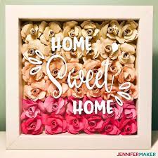 Maybe you would like to learn more about one of these? Paper Flower Shadow Box With Sizing Quantity Charts Jennifer Maker