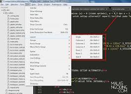 Selain untuk kelengkapan dan keindahan, memasukkan gambar ke postingan juga bukan sekadar memasukkan atau menyisipkan gambar, tapi juga disertai cara ukuran file gambar juga seringan atau sekecil mungkin. Tutorial Sublime Text Editor Part 4 Multi Layout Malas Ngoding