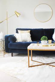 Sven Cascadia Blue Sofa Gold Living Room Blue Sofas Living Room Blue Couch Living Room