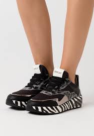 Replay Flow Grady Baskets Basses Black Noir Zalando Fr