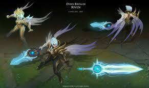 Dawnbringer Riven Concept By Yideth Hd Wallpaper Background Official Art Artwork Lea League Of Legends Characters League Of Legends Game Concept Art Characters