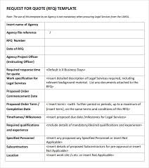 The request for quote (rfq) process varies from company to company depending on your spend and the amount of staff designated to the procurement function. Free 58 Quotation Templates In Google Docs Ms Word Pages Pdf