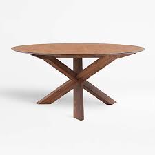 With its streamlined silhouette and warm walnut finish, this round dining table is the definition of scandinavian style. Walnut Dining Table Crate And Barrel