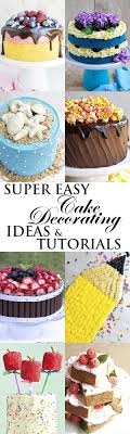 Coat the sides of a cake. This Is A Collection Of Lots Of Easy Cake Decorating Ideas And Cake Decorating Tutorials For Begin Easy Cake Decorating Cake Decorating For Beginners Easy Cake