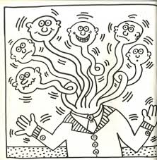 Keith haring coloring pages colored paper colored poster paper markers, colored pencils, crayons glue sticks, scissors music. Keith Haring S Surprisingly G Rated Very Rare Very Expensive Coloring Book Dangerous Minds