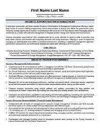 management resume template