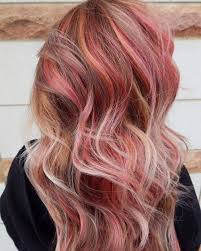 40 Pink Hairstyles As The Inspiration To Try Pink Hair Coral Hair Color Coral Hair Pink Hair Highlights