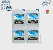 5 Litre AdBlue® - Blue Sky 1 Box with Four 5L AdBlue® Containers & Spout