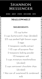 Shannon Messenger S Mallowmelt Recipe Lost City Good Books The Best Series Ever