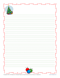 It's helpful to have lined paper to learn proper letter height and more. Kostenloses Christmas Lined Writing Paper Template For Kids