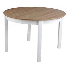 table ronde avec allonge ruben blanc chene sonoma table moderne table a manger rectangulaire table a manger design