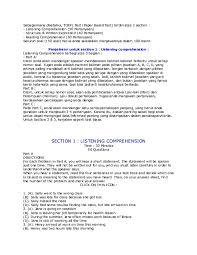 4 tips for improving your toefl reading score. Soal Listening Tofle Dari Soegijapranata Pactice Tes D Jawabanku Id