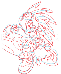 Sonic knows how to run fast and jump high, and he can also attack opponents, curling up into a ball. How To Draw Jet The Hawk Coloring Page Trace Drawing