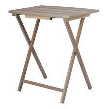 You'll find a large selection of tv tray tables and lap trays at walmart.com to complement your lifestyle. Mainstays Folding Xl Oversized Tray Table Rustic Gray 24x18x26 Inch Walmart Com Walmart Com