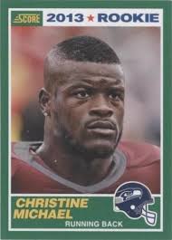 2013 Playbook Christine Michael RC Autograph Patch Booklets Silver Sigs  /244