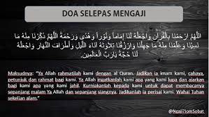 Mungkin contoh doa selepas solat fardhu lima waktu yang kami kongsikan ini agak banyak dan panjang. Amalan Membaca Doa Sebelum Dan Selepas Ngaji Jom Sobat Facebook