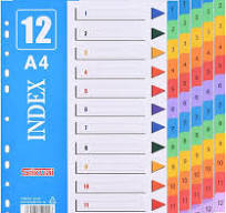 5-Sheet A4 Size Colored Index Sheets with Color Jamaica | Ubuy