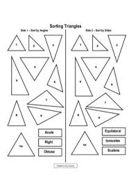 Geometry Sorting Classifying Triangles Classifying Triangles Teaching Geometry Math Geometry