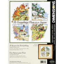 Check spelling or type a new query. Dimensions Stamped Cross Stitch Kit 14 X14 A Season For Everything Target