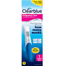 When you take the clearblue pregnancy, test one line immediately turns blue. 1 X Clearblue Digital Pregnancy Test With Conception Indicator Home Health Uk