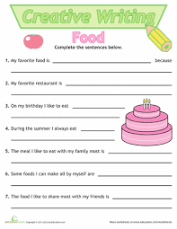 Writing Sentences Food Worksheet Education Com Sentence Writing Music Worksheets Music Education