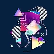Neon Color Creative Texture Geometric Pattern Line Segment Square Holographic Color System Png Transparent Clipart Image And Psd File For Free Download Geometric Poster Neon Color Free Graphic Design