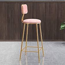 Tabourets De Bar Rembourres Modernes Avec Chaises Et Siege En Flanelle Pour Bar Pub Cuisine Comptoir De Cafe Comptoir Ha Bar Art Deco Tabouret De Bar Tabouret