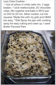 Pin By Deidre Zink On Bake It Lazy Cake Cookies Lazy Cake Desserts