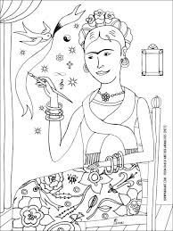 And i also found that i couldn't find any really detailed frida kahlo coloring pages for free on the web. Coloring Pages Society Of Illustrators