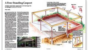 Absolute steel's single slope 2 car carport represents the most honest free standing metal carport value in america. A Free Standing Carport Fine Homebuilding