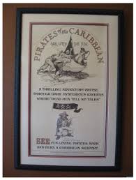 Pirates of the caribbean 1967. Posters Prints Lithos 1967 Disneyland Attraction Poster For The Pirates Of The Caribbean Collectibles