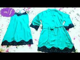 لكل المتزوجات والعرائس تفصيل وخياطة قميص نوم وبنوار غاية في الروعة youtube dress sewing patterns sewing dresses fashion
