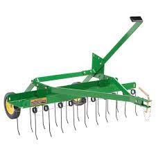 You can go as deep as 0.4 inches below the soil and as high as 0.4 inches above the soil. John Deere 40 In Tow Behind Thatcherator Ta 40jd The Home Depot
