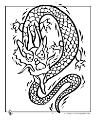 These alphabet coloring sheets will help little ones identify uppercase and lowercase versions of each letter. Chinese Dragon Coloring Pages Coloring Home