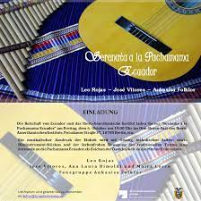 73 great eastern street, london, ec2a 3hr. Serenata A La Pachamama Ecuador Amerika21
