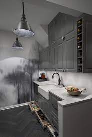Kitchen storage kitchen paint ideas gauntlet gray kitchen. 25 Grey Kitchen Ideas Modern Accent Grey Kitchen Design Modern Kitchen Wallpaper Grey Kitchen Wallpaper Grey Kitchens