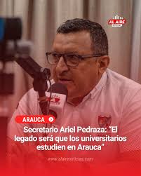 EnMedios| En #AlAireNoticias nuestro secretario de Educación Departamental Ariel  Pedraza Pinzón habló sobre los avances en educación superior en Arauca.  Confirmó la llegada del ISER, el interés de universidades como la UIS