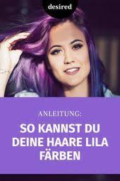 haare lila farben anleitung produkte tipps desired de