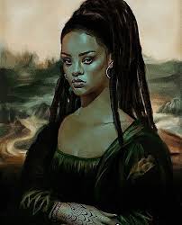 5 133 Likes 42 Comments Rihanna Updates Rihpost On Instagram Rihanna As Mona Lisa I 39 M In Shook Pop Art Painting Rihanna Drawing Pop Art