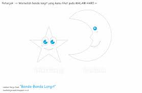 Serunya mewarnai anak tk dan sd di detos radar depok koran. Contoh Gambar Gambar Mewarnai Tema Benda Langit Kataucap