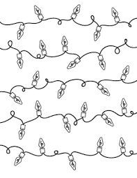 Christmas Lights Coloring Page Christmas Lights Drawing Free Christmas Coloring Sheets Free Christmas Coloring Pages