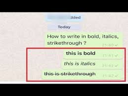 How To Write In Bold Italics And Strikethrough In Whatsapp Chat By Textgeneratorfont Com Youtube Bold italic text generator tool is an online font changer tool. youtube