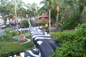 When scavenger hunting, look up! Bandk Mini Golf In The Congo Bandksaturdays