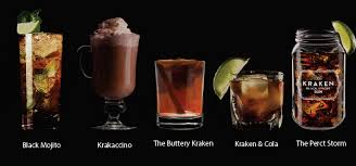How to mix · fill a tall collins glass with small ice cubes and pour in rum, blue curacao, crème de cassis and lime juice. Campus West Liquors The Kraken Black Spiced Rum Is On Sale For Only 14 99 This Week Kraken Black Spiced Rum Has Many Suggested Drinks On Their Website Which One Looks The