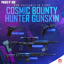 In addition to these events, two more international tournaments will be held in june lucas from the free fire development team also said that garena is going to ramp up their efforts into esports this year. Free Fire Esports Eu New Weapon Skin Cosmic Bounty Hunter A Weapon Collection Of A Time Traveller Own It Now From The Shop 20 December 2020 Onwards Freefire Cosmicbountyhunter Operationchrono Bethelegend Freefireeu Facebook