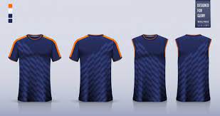Download Premium Vector T Shirt Mockup Sport Shirt Template Design