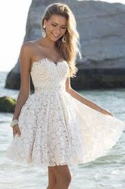 Dress White White Lace White Lace Bustier Bustier Mini Wedding Short Wedding Bustier Wedding Jewels Short Graduation Dresses Homecoming Dresses Dresses