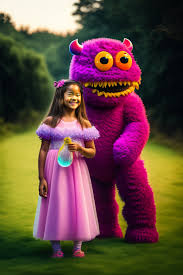 Lexica - Candy monster with a humanoid female