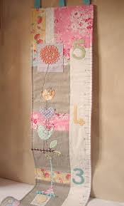 Roxy Creations Growth Chart Birds And Flower Fabric