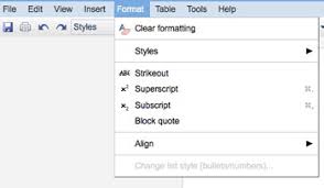 To do this, highlight the text that you want to convert to subscript. Google Docs Adds Student Friendly Features Pcworld